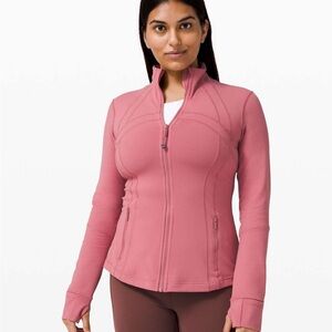 Lululemon Define Jacket & Groove High Rise Flare Pants Brier Rose Set 4 Small